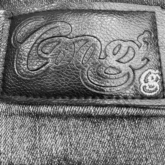 Coogi Vintage Embroidered Zig Zag Chevron Pocket Skinny Jeans - Picture 9 of 10